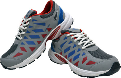 Contablue Zigzag Running Shoes For Men(Grey)