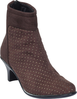 

Shoe Bazar Brown Boots For Women(Brown)