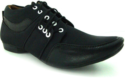 

JK Port Black Daniya 7 Casual Canvas Shoes For Men(Black)