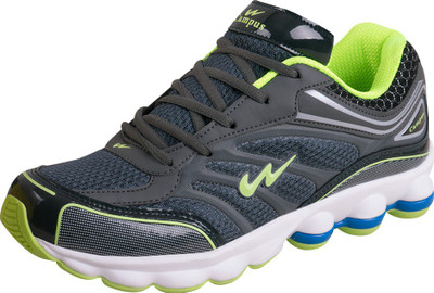 

Campus Miland Running Shoes For Men(Grey), Green