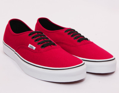 Vans Authentic Canvas Shoes For Women(Red