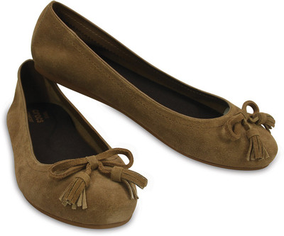 

Crocs Crocs Lina Embellished Suede Casuals For Women(Brown