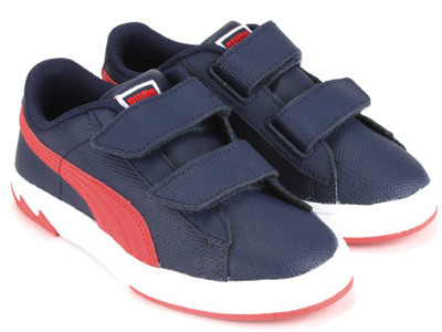 Puma Boys(Blue, Peacoat-high risk red