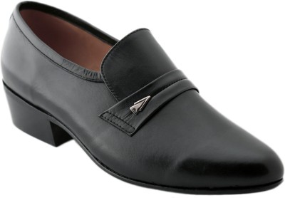 

Shoe Bazar Black Leather Sole Slip On For Men(Black