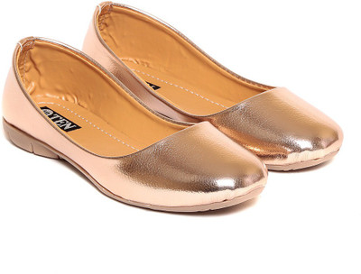 

TEN TEN Women's Gold Bellerinas Bellies For Women(Gold)