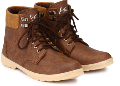 

Knoos Trak Outdoor Casual Shoes Boots For Men(Brown