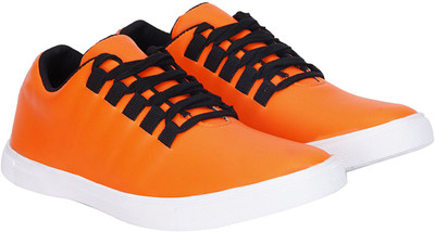 

Kraasa Canvas Shoes Casuals For Men(Orange