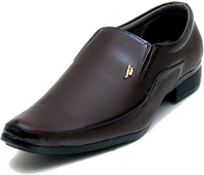Oora Slip On Shoes For Men(Brown)