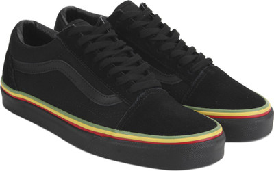 

Vans Old Skool Sneakers For Men(Black, (rasta) black/black
