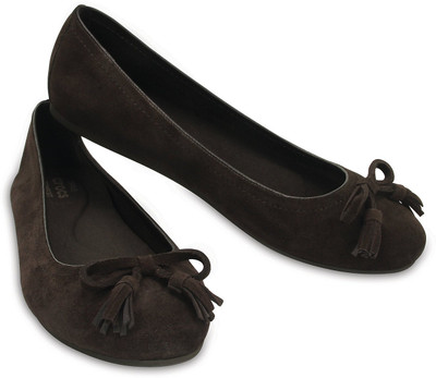 

Crocs Crocs Lina Embellished Suede Casuals For Women(Brown