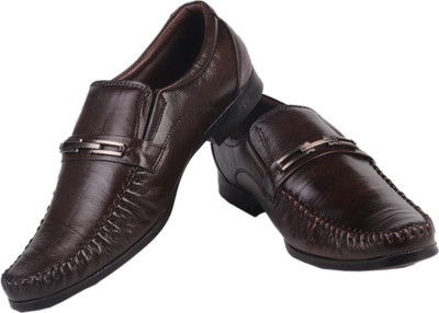 

Azzaro Black Dexter Slip On Shoes For Men(Brown