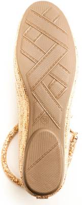Marc Loire Women's Celebrity Shimmer Golden Partywear Bellies