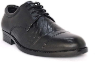 

Alberto Calza Genuine Leather Modern Oxford Lace Up For Men(Black