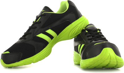Sparx SM-203 Running Shoes For Men(Black, Green, Black fl.green