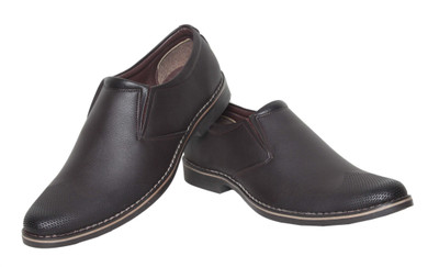 

Azzaro Black Ducas Corporate Casual Shoes For Men(Brown