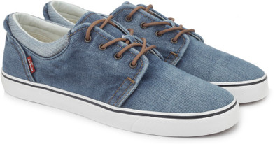 

Levi's Original Red Tab Derby Sneakers For Men(Blue, Light blue