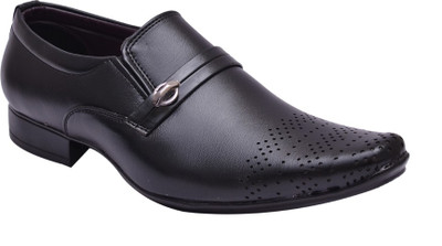 

Elixir Man Royal Bronze Slip On Shoes For Men(Black)