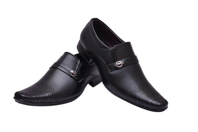 

Elixir Man Royal Bronze Slip On Shoes For Men(Black)