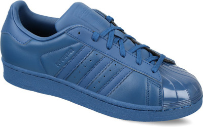 

ADIDAS ORIGINALS SUPERSTAR GLOSSY TOE W Sneakers For Women(Blue, Tecste/tecste/cblack