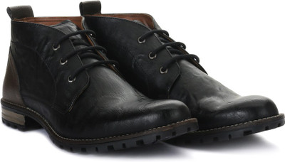 

Knotty Derby Diggory Ankle Boot Boots For Men(Black, Black+chickoo