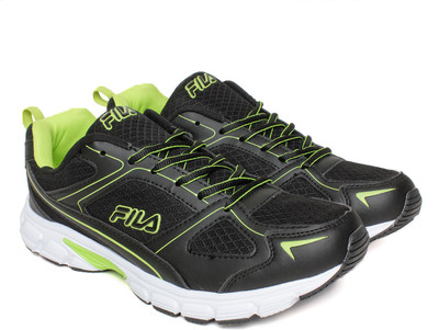 

Fila Running Shoes For Men(Black), Blk/grn