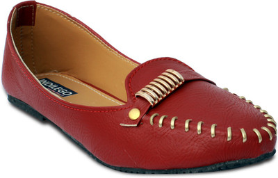 

Indilego Loafers For Women(Red