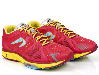 Newton Motion 1V Running Shoes For Women(Yellow, Cranberry/yellow