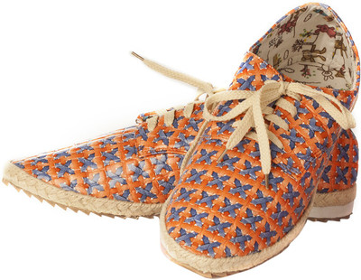 Vero Couture Quilt Pattern Casuals For Women(Orange
