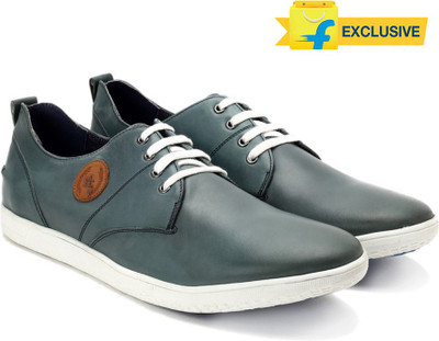 

Arrow Men Genuine Leather Sneakers For Men(Green, Navy