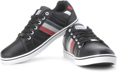 fila men black neptune ii casual shoes