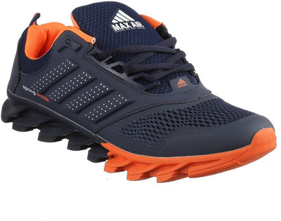 LEGRO Running Shoes For Men(Navy, Orange, Full navy orange
