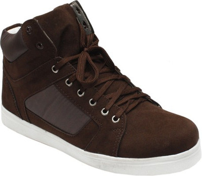 

Rootz Ankle Length Sneakers For Men(Brown
