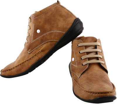 

Kraasa Premium Quality Outdoors Shoes For Men(Tan
