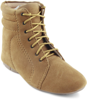 

Pink Fever Boots For Women(Beige