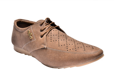

Prolific Music Crackle Casuals Shoes For Men(Tan