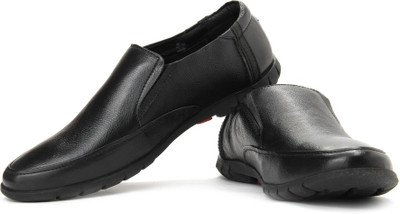 

Lee Cooper Men Genuine Leather Slip On Shoes For Men(Black)