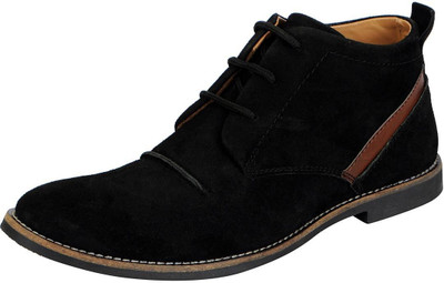 

FAUSTO Corporate Casuals For Men(Black
