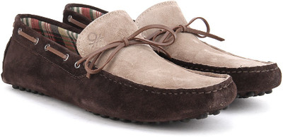

United Colors of Benetton Men Loafers For Men(Beige, Brown, 901