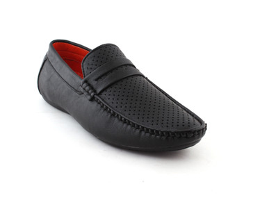 

Boron Leather Look Loafers For Men(Black