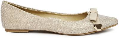 Addons Glitter pointed toe ballerinas Bellies