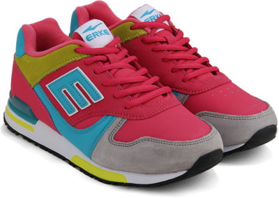 

Erke Running Shoes For Women(Multicolor, Rose/apple green
