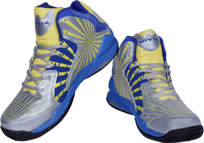 

Nivia Phantom Basketball Shoes For Men(Blue, Grey), 151;blue/grey