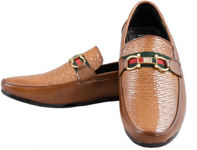 

H&V Loafers For Men(Beige), Tan