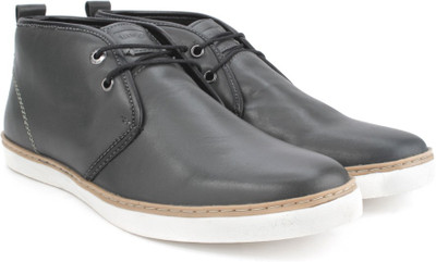 

Levi's Chukkas Leather Men Boots For Men(Black