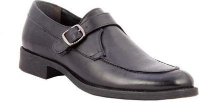 

Salt N Pepper 16-449 BLACK Monk Strap For Men(Black