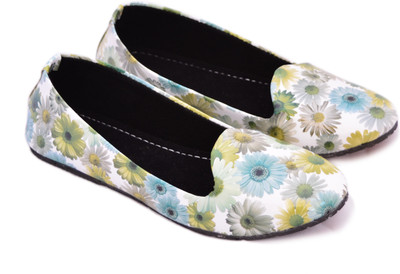 

Myra Floral Printed Bellies For Women(Multicolor), Blue