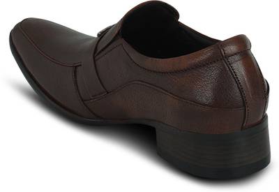 Kielz Kielz Tan Formal Slip-Ons Shoes Corporate Casuals