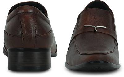 Kielz Kielz Tan Formal Slip-Ons Shoes Corporate Casuals