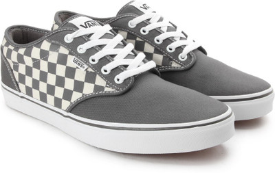 

Vans ATWOOD Men Sneakers For Men(Grey, (checkers) gray/natural