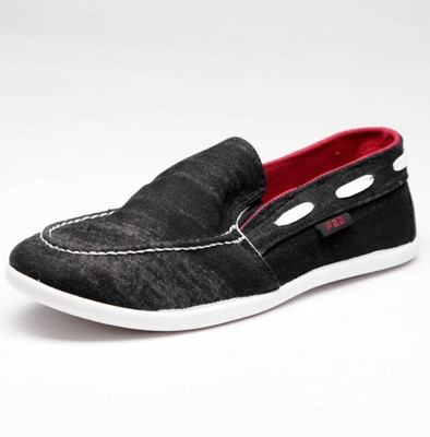 

F22 F-22-02-1 Black Slip-on Casual Shoes For Men(Black)